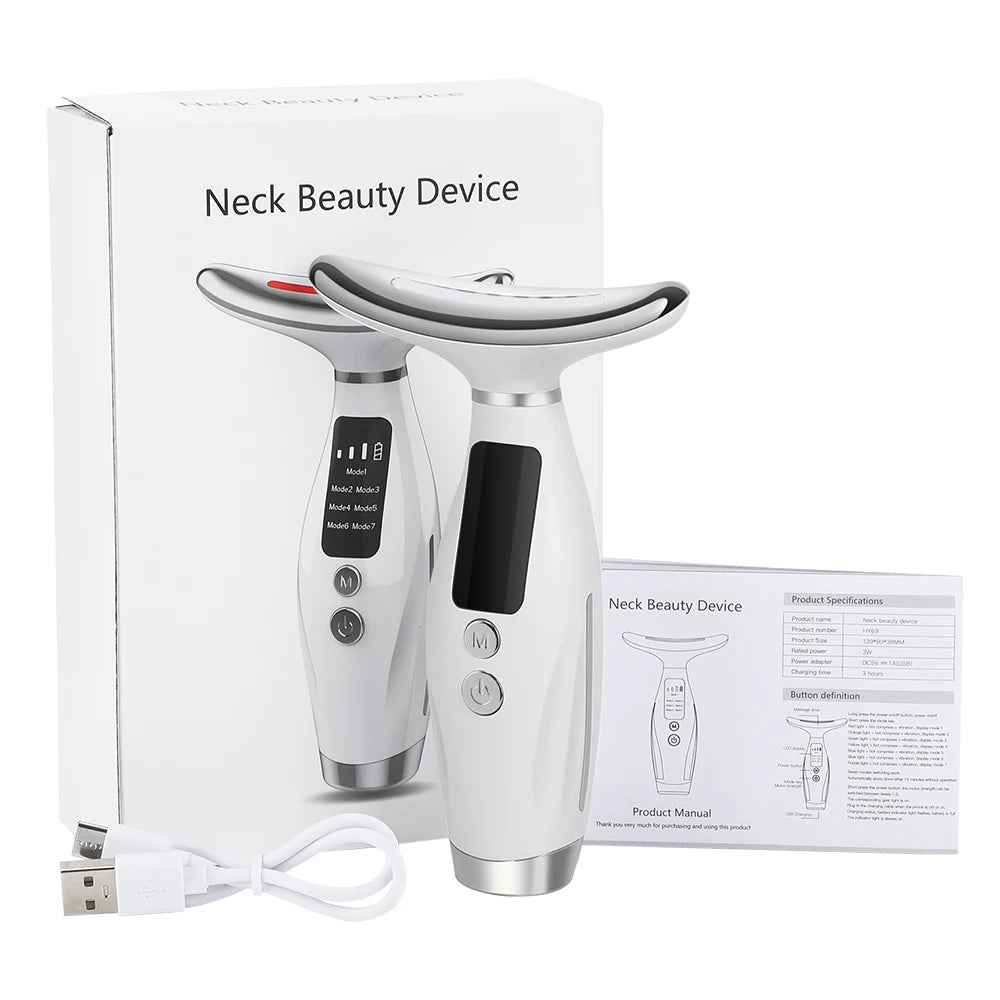 Neck Face Beauty Device Vibration Massage for Face 