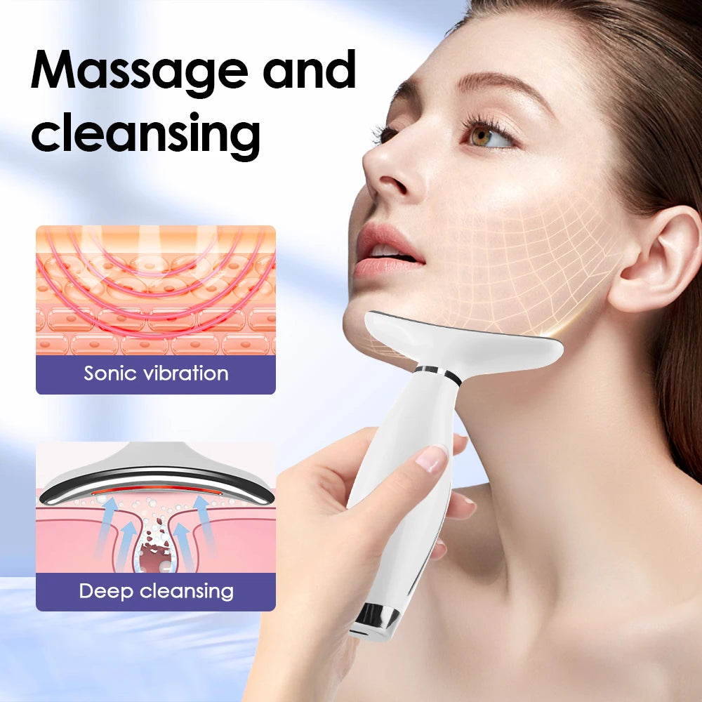 Neck Face Beauty Device Vibration Massage for Face 