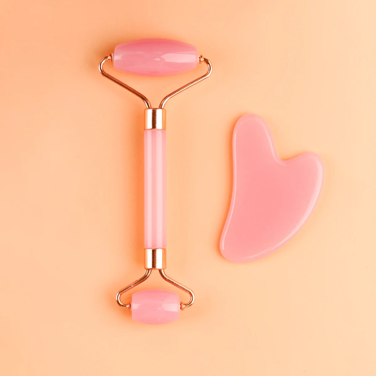 2Pcs Double-End Gua Sha Massage Roller