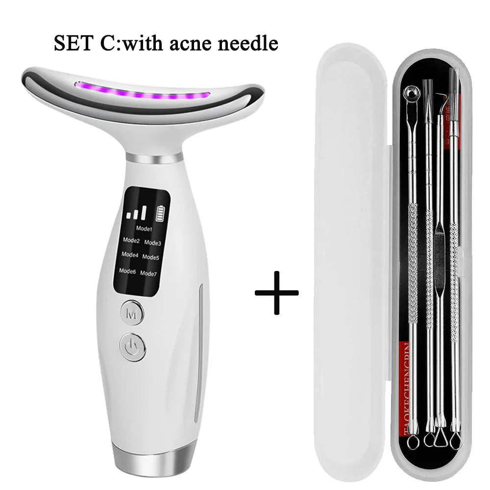 Neck Face Beauty Device Vibration Massage for Face 