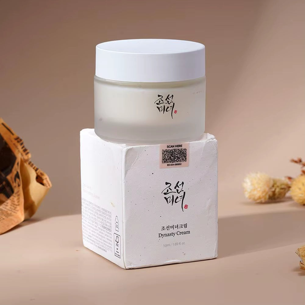 Korean Beauty Nutritional Moisture 50Ml Ginseng Rice Essence Face Cream Moisturizes and Smoothes Hydrating Skin Care