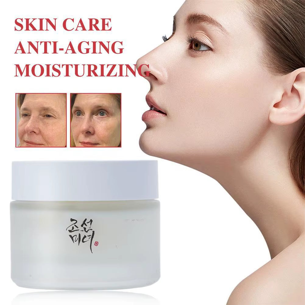 Korean Beauty Nutritional Moisture 50Ml Ginseng Rice Essence Face Cream Moisturizes and Smoothes Hydrating Skin Care